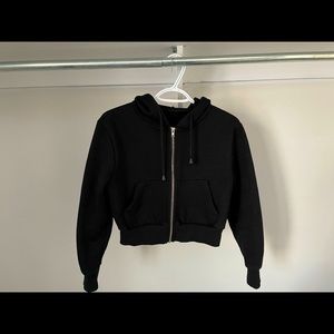 Size small cropped hoodie from Shein or Zaful, I can’t quite remember